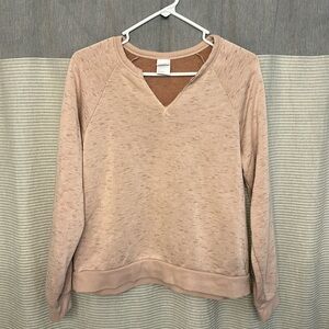 Stars Above Pink Marl Sweater